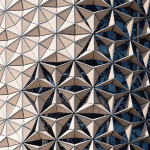 Plaques uniques en alliage d'aluminium tridimensionnel Alumtimes <span class=keywords><strong>pour</strong></span> l'art architectural extérieur moderne des murs-rideaux - Product Image 3