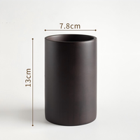 Porte-stylos rond en bois massif, organisateur minimaliste en bois pour le bureau, la décoration de la salle d'étude