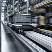 Rail en aluminium personnalisé à entraînement par courroie de distribution, fabriqué à partir de CAD |   Guide linéaire RGV pour extrusion par impression
