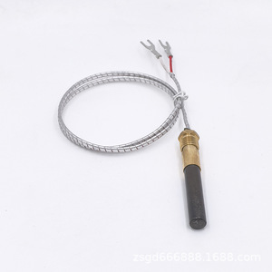 1950-001 Thermopile 36 pouces 250-750 mV 2 fils avec adaptateur PG9 pour pièces de chauffe-eau - Product Image 3