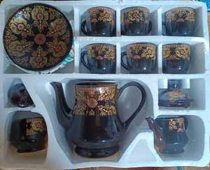 Black Marble Pattern Porcelain <b>Dinnerware</b> <b>Set</b> Ceramic Tea <b>Set</b> Cup and Saucer Round Plate Bowl Gift Tableware 15 pcs tea cup <b>set</b> - Product Image 6