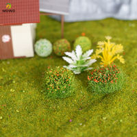 Arbusto y hierba en miniatura para arquitectura, diseño de construcción artesanal DIY, nuevo modelo de Color
