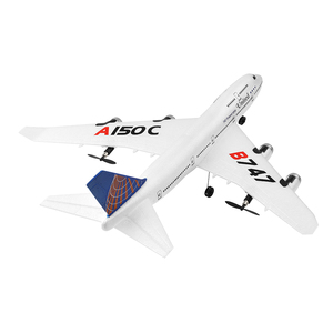 Wltoys XK A150-C Airplane B747 BOYIN <span class=keywords><strong>747</strong></span> 2.4G 2CH RC Airplane sistema di stabilizzazione automatica a sei assi materiale EPP per regali per bambini