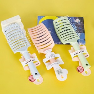 Peigne à boucler en plastique de grande taille, outil de coiffure professionnel pour cheveux raides, franges, forme de poire - Product Image 1