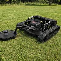 Tondeuse à gazon robotisée à essence la plus vendue, certifiée CE EPA, tout-terrain, avec accessoire lame à neige