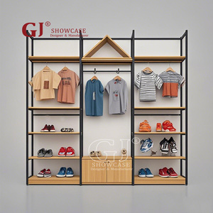 Modern Retail Clothing Display Hersteller-Kunden spezifische Kleider ständer & Boutique-Vitrinen für Herren bekleidungs geschäfte - Product Image 4
