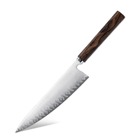 Couteau de cuisine japonais forgé en acier inoxydable à haute teneur en carbone 9CR, 5 couches, fait main, de qualité supérieure, avec manche en bois de Ciricote