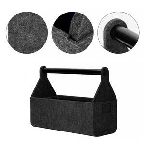 Paniers de rangement tissés à la main en feutre de polyester 9mm - Product Image 5