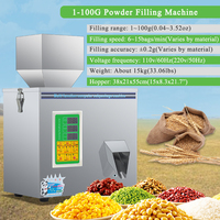 Machine de remplissage semi-automatique de bureau 100g pour grains, thé, riz, farine, graines et quincaillerie