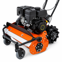 Tondeuse à fléaux autopropulsée JRS 50, moteur OHV 224cc 5,3 kW, largeur de coupe 50 cm, hauteur de coupe 1-8 cm, pneus pleins, démarrage par lanceur, pour usage agricole