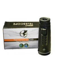 Telescopio monocular impermeable 40x60 con brújula incorporada de prisma BAK4-Óptica de alta definición para senderismo al aire libre