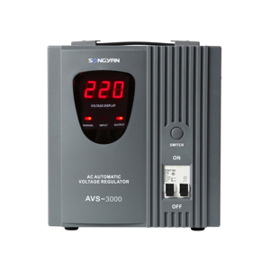 New AC Relay loại hộ gia đình công nghiệp điện áp ổn định 1000VA 50/60Hz Thanh Dọc bảng điều chỉnh duy nhất hiển thị kỹ thuật số - Product Image 6