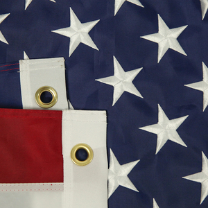 <span class=keywords><strong>Drapeaux</strong></span> américains de haute qualité en polyester, impression personnalisée du logo, 3*5 pieds, 90*150 cm, brodés, drapeau national américain - Product Image 2
