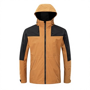 Custom Men's 1/4 Zip <b>Pullover</b> Safari <b>Jacket</b> Coated Street Style Breathable Waterproof Windproof 100% Polyester Loose Fit - Product Image 1