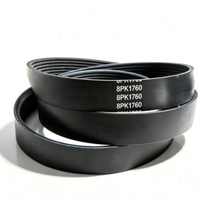 Correa acanalada de caucho EPDM 8PK para ventilador, transmisión OEM, longitud 15mm, 40 ranuras, correa multiangulo tipo serpentina para motor de camión/coche - Product Image 1