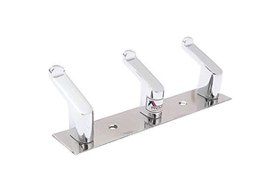 PROMIXO 3 Pin Premium SS202 Stainless Steel Cloth <b>Hook</b> Wall Mount Heavy Duty Door <b>Towel</b> Coat Hanger Organizer - Product Image 2