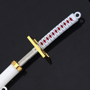 Nouveau <span class=keywords><strong>Mini</strong></span> Sanemi Katanas démon tueur épée jouet porte-clés Tanjirou fourreau Ninja couteau épée arme modèle métal <span class=keywords><strong>Katana</strong></span> porte-clés - Product Image 3