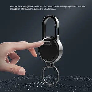 S25 Chuyên Nghiệp Mini Kỹ Thuật Số Âm Thanh Ghi Âm 25H Ghi Âm Keychain 16/32GB MP3 Ổ Đĩa Flash Bằng Giọng Nói Kích Hoạt Định Dạng WAV - Product Image 2