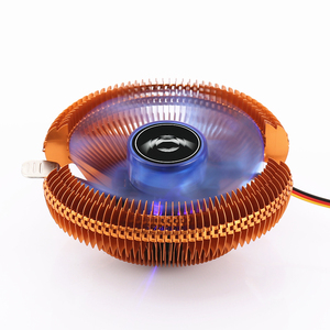 Air CPU cooler LGA 2011 computadora CPU fan 3pin E5 placa base iluminada Quiet <span class=keywords><strong>Desktop</strong></span> PC para X79 X99 2099 - Product Image 5