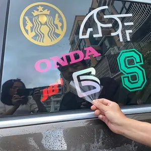 שימוש חיצוני נשלף לוגו מכתב למות לחתוך ויניל העברת רכב חלון מדבקות אישית רכב מדבקות