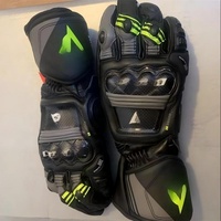 Gants de moto en cuir et fibre de carbone, quatre saisons, respirants, compatibles écran tactile, résistants aux chutes et à l'usure, pour tout-terrain