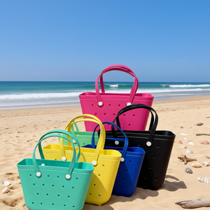 Bolsa de Praia Grande de <span class=keywords><strong>EVA</strong></span> à Venda por Atacado, Impermeável, OEM, Luxuosa para Compras ao Ar Livre em Todas as Estações - Product Image 1