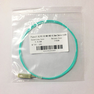 Dây Chắp Vá Sợi 0.9Mm SC <span class=keywords><strong>FC</strong></span> LC APC <span class=keywords><strong>UPC</strong></span> <span class=keywords><strong>Sm</strong></span> 9/125 1M 1.5M OM3 OM4 G652d G657A Sợi Quang LSZH PVC - Product Image 1