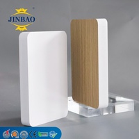 Panneau PVC Forex JINBAO imperméable et résistant à l'humidité, disponible en différentes tailles et couleurs, densité 0,45, sans plomb, 1220x2440mm, pour extérieur