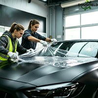 Film de protection de peinture Doushield 8,5 mil transparent en TPU hydrophobe, haute élasticité, auto-réparateur, anti-rayures, garantie 5 ans