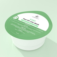 Vente en gros de masque en gelée Peel Off de marque privée Jellymask de voyage blanchissant anti-âge paquet de tasse de masque en gelée de kiwi poudre