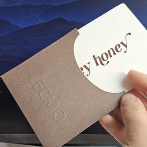 พิมพ์การ์ด<span class=keywords><strong>อวยพร</strong></span> โปสการ์ด บัตรขอบคุณ การ์ดเชิญงาน<span class=keywords><strong>แต่ง</strong></span><span class=keywords><strong>งาน</strong></span> พร้อมซองจดหมายและสติกเกอร์ ด้วยโลโก้ของคุณเอง - Product Image 6