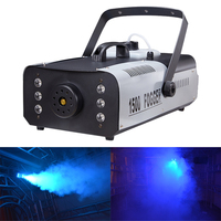 Máquina de Humo de 1200W/1500W con 6 LED, Control Remoto, Efectos de Humo de Colores para Discoteca, DJ, Navidad, Fiestas, Iluminación de Escenario