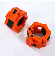 Colliers de serrage à ressort pour haltères à dégagement rapide durables, 50 mm, en plastique, pour l'entraînement en salle de sport