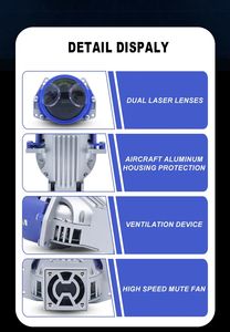 Vendita calda A80-P60 Bi proiettore LED 3.0 pollici Faro LED alto/anabbagliante Tur-bo auto doppio Faro Laser <span class=keywords><strong>Ci</strong></span>-vic Ac-cord X6 <span class=keywords><strong>luce</strong></span> bianca - Product Image 5