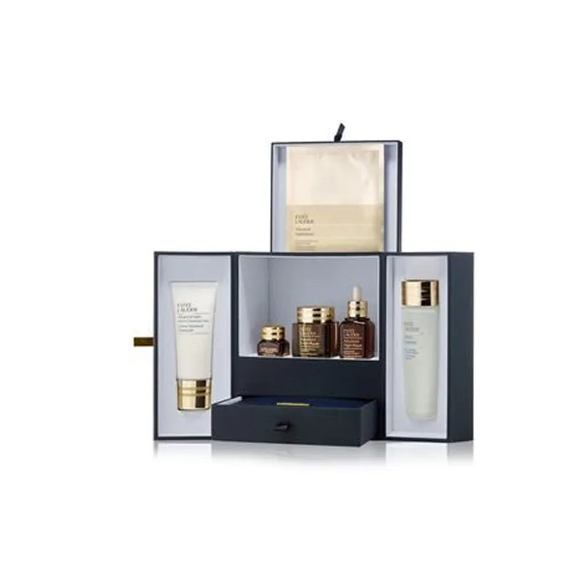 Caixa de presente personalizada de design de natal, caixa de presente para cosméticos 50 peças preta mickey embalagem de papel caixa de cosméticos