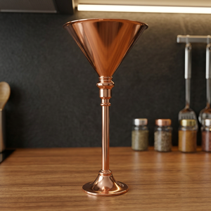 Copa de Martini de cobre con tallo - Product Image 4