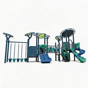 Structure de jeu avec toboggan pour projet de rénovation de parc municipal certifiée CE - Product Image 2