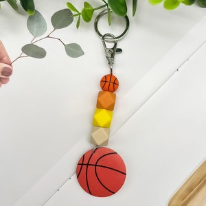 Llavero de Silicona con Estampado Deportivo <span class=keywords><strong>2026</strong></span>, Colgante de Madera con Cuentas, para Regalo del Día de la Madre - Product Image 5