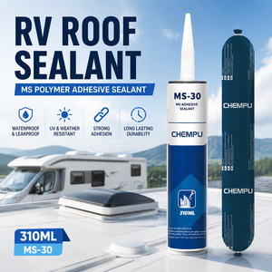 <span class=keywords><strong>Sellador</strong></span> de Juntas <span class=keywords><strong>para</strong></span> RV de 590ml, Cartucho Antipolvo <span class=keywords><strong>para</strong></span> Sellado de Juntas de Autocaravanas, <span class=keywords><strong>Sellador</strong></span> de Techos <span class=keywords><strong>para</strong></span> Autocaravanas - Product Image 1
