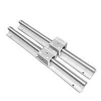Rail de guidage linéaire en aluminium SAIR à bas prix, 100-4000 mm, avec jeu de vis à billes et roulement linéaire interchangeable pour machine de fraisage CNC
