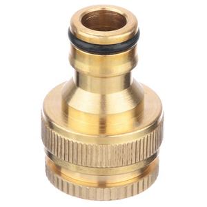 Juego de conectores macho y hembra para manguera de jardín, accesorio de conexión rápida, rosca fina de 2/1 pulgadas, latón sólido, 4/3/4 Uds. - Product Image 2