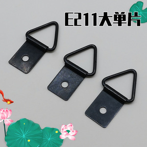E211 <b>Large</b> Single Chip Triangular Buckle Hook Hardware For <b>Photo</b> <b>Frame</b> Furniture Mounts Stainless Steel Quick Release - Product Image 4