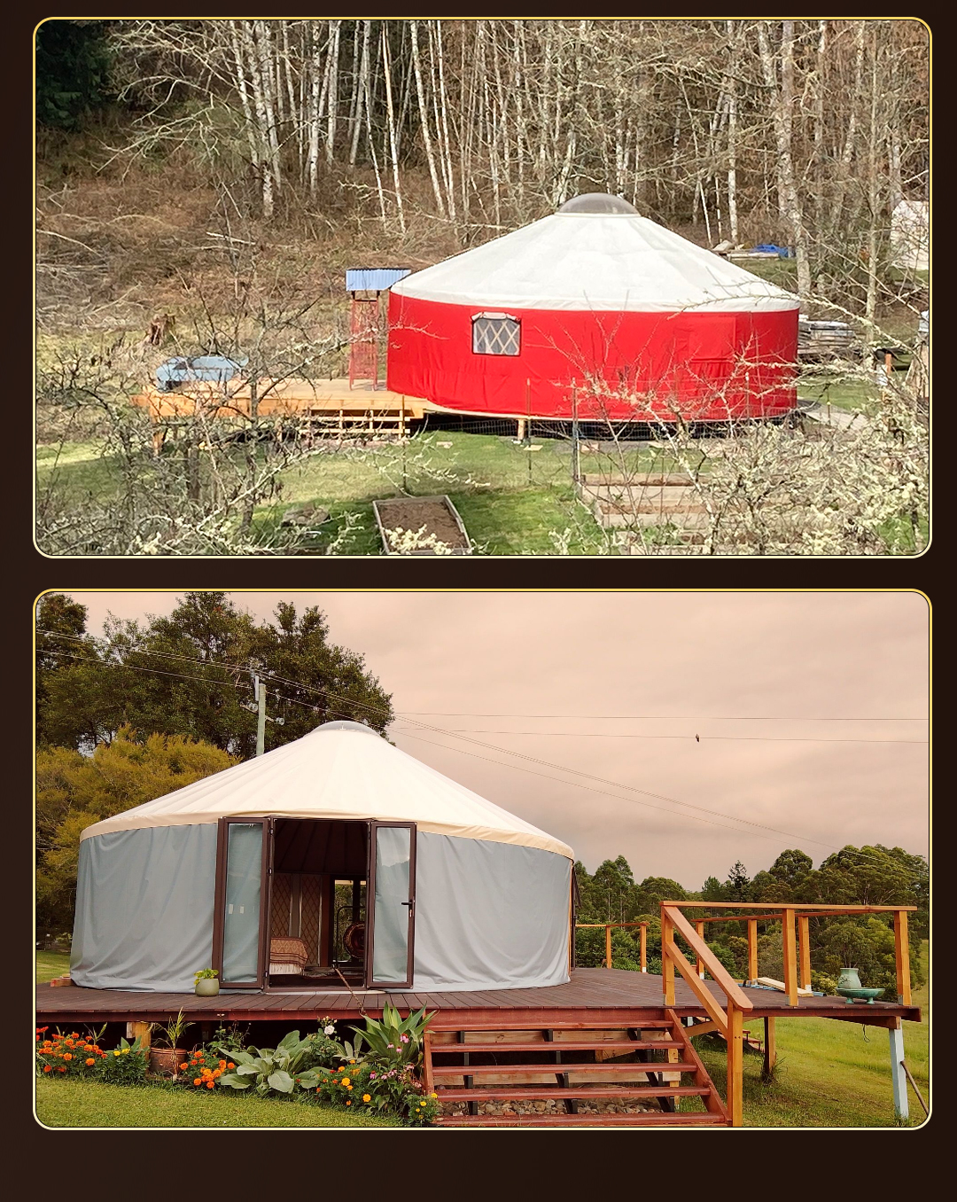 Luxury Winter Tents - Sinyurt Mongolian Yurts for Glamping