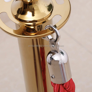 Giao thông đứng thép không gỉ kiểm soát đám đông hàng đợi cực rào cản bài stanchions thảm đỏ cực rào cản giao thông - Product Image 5