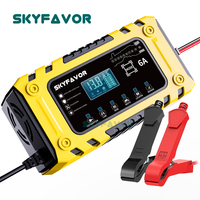 Produits tendance chargeur de batterie 12V 12V 6A alimentation automatique universel lifepo4 chargeur de batterie de voiture de moto au plomb