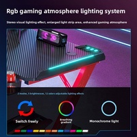 Meja Persegi Panjang untuk Game, Perlengkapan Kantor Rumah, Pencahayaan, Kafe Internet, Meja Komputer untuk Game, Grosir, Kustomisasi