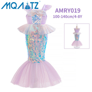 Robe de soirée à paillettes de la princesse Ariel pour filles - Product Image 1