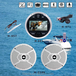 Haut-parleur marin à surface filetée 6'' 120W, original d'usine, FASHION H-5106, étanche, pour bateau, extérieur - Product Image 2