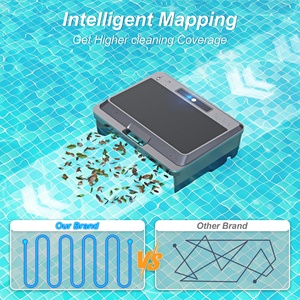 Robot Pulitore Piscina Intelligente in Offerta Speciale, Robot Galleggiante Solare Senza Fili per Superficie Piscina, Skimmer Filtro Automatico di Alta Qualità - Product Image 3