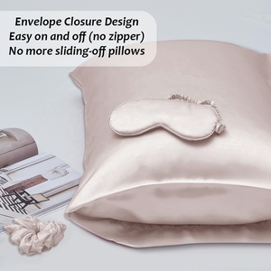 Set regalo di lusso 100% federa di <span class=keywords><strong>gelso</strong></span> 6A maschera per gli occhi in seta per dormire e federa in seta Set - Product Image 3